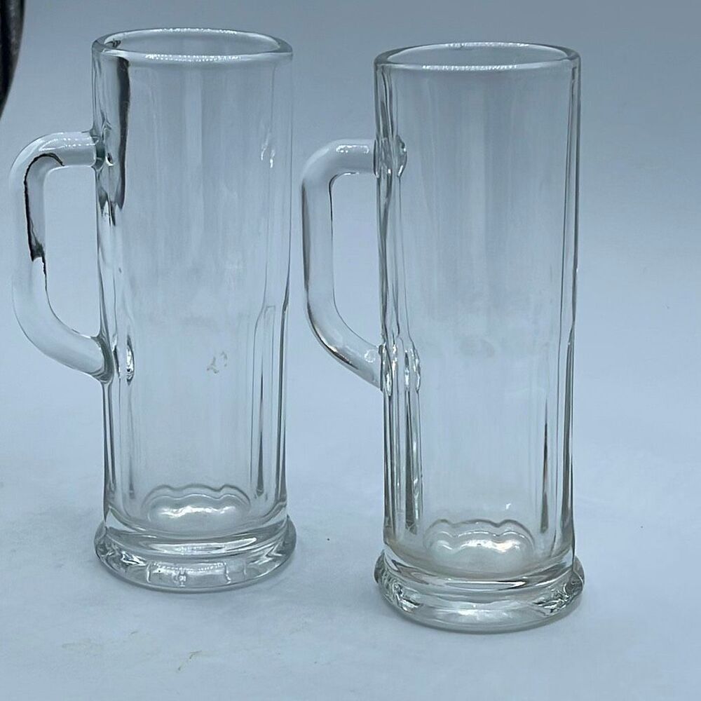 Libbey Frankfurt beer shooters, set of 2.